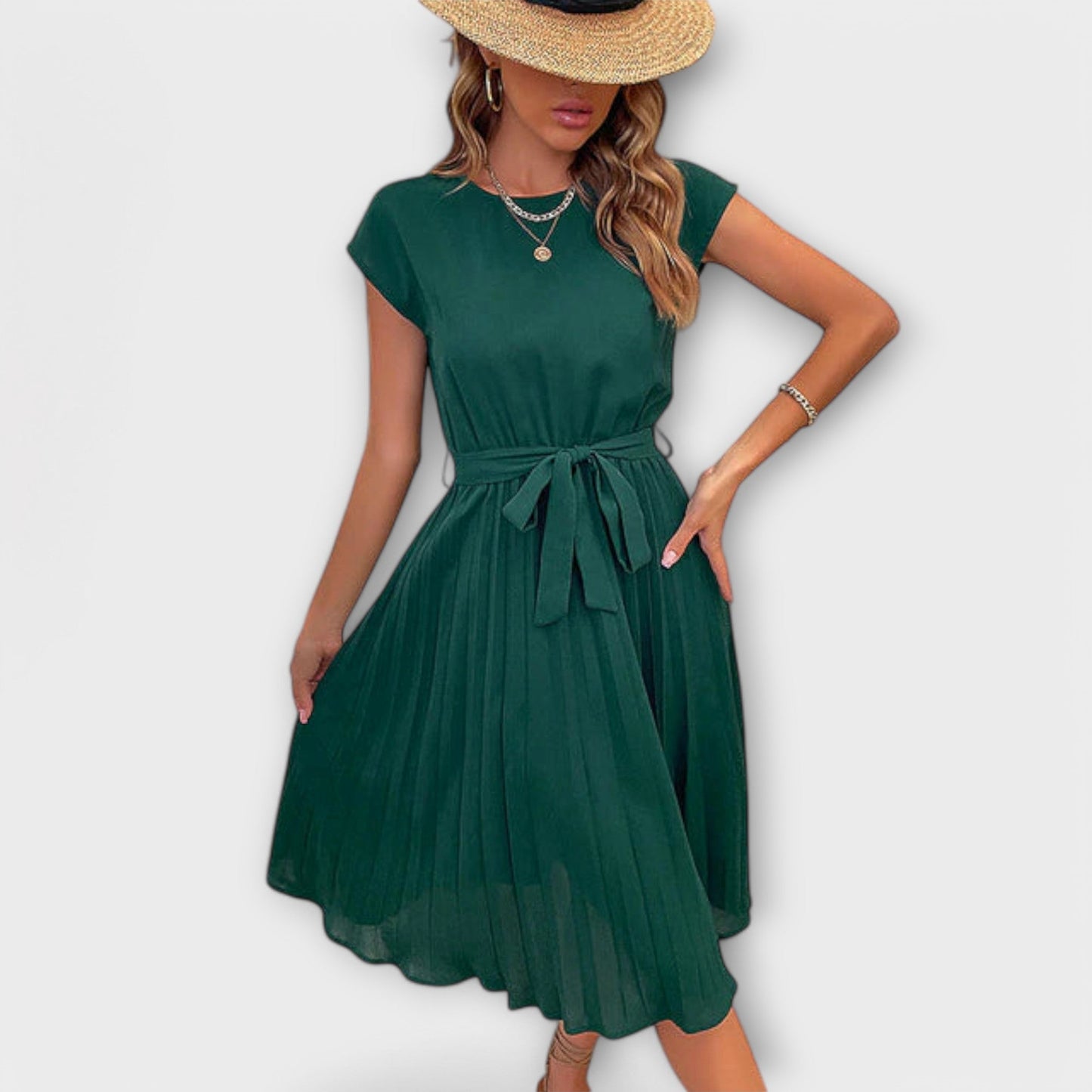 Claire | Robe Plissée Décontractée
