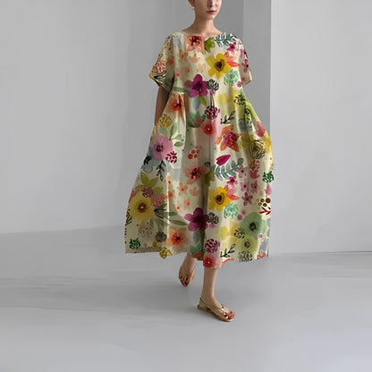 Daisy - Robe Maxi Ample Retro