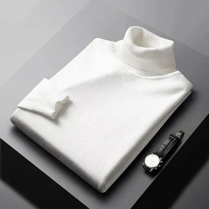 Pull col roulé en cachemire Luxea Paris