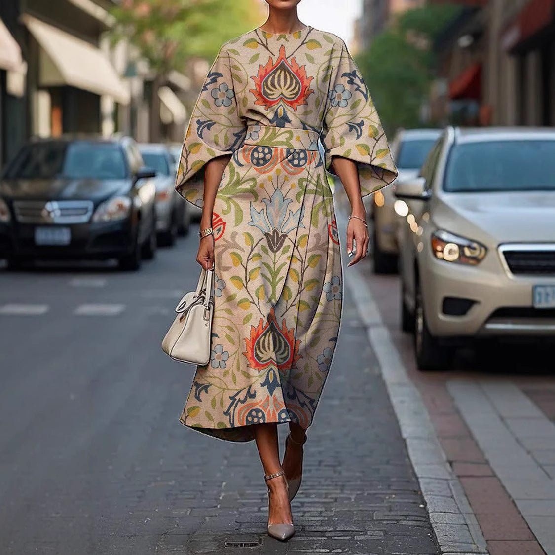 Melody™ - Robe Élégante à Col Rond