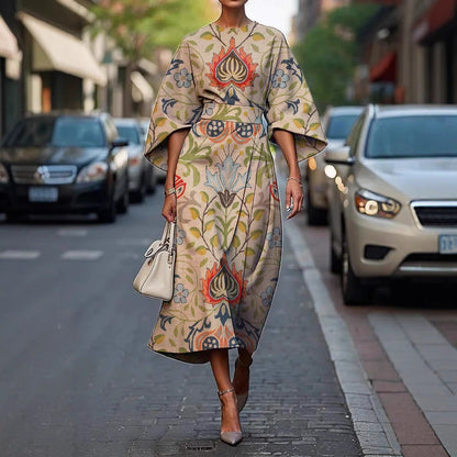 Grace™ - Robe Élégante avec Col Rond