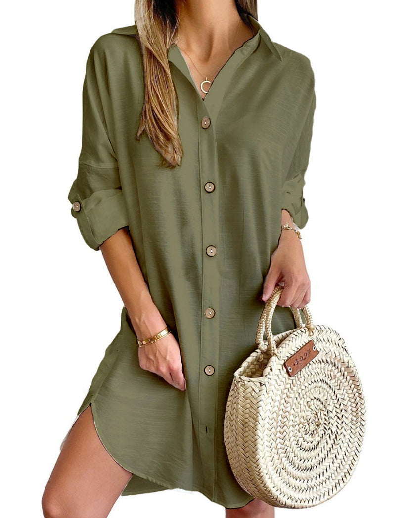 Cassy™ - Robe Chemise Classique