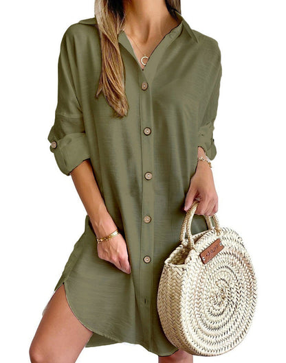 Cassy™ - Robe Chemise Classique