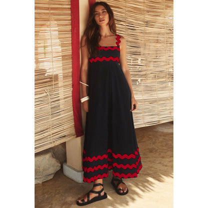 Ashly™ - Robe Maxi à Encolure Bobo