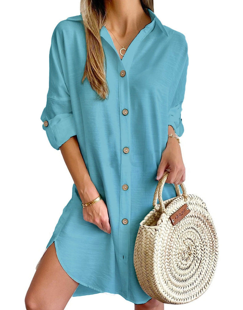 Cassy™ - Robe Chemise Classique