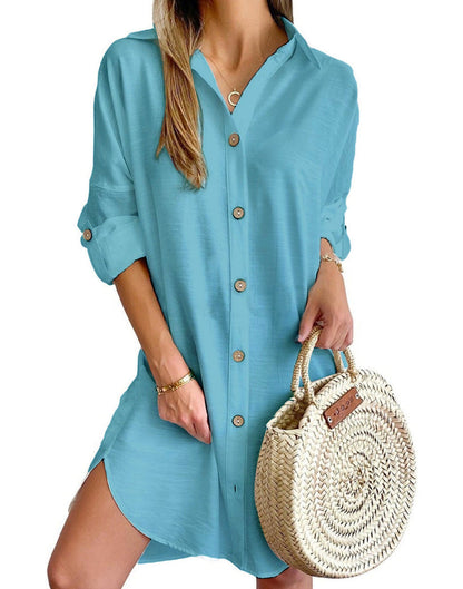 Cassy™ - Robe Chemise Classique