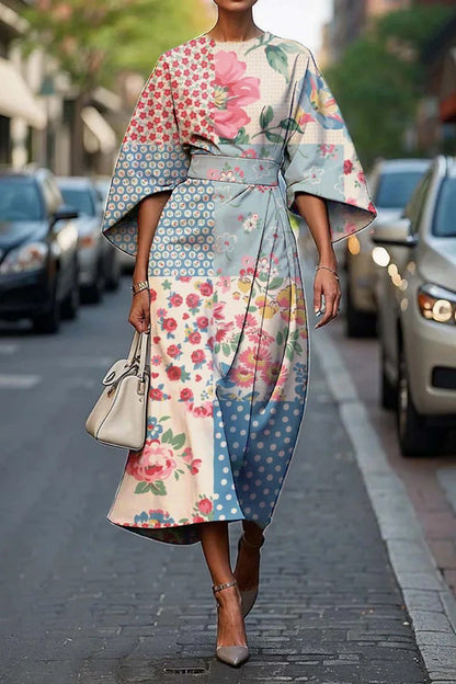 Melody™ - Robe Élégante à Col Rond