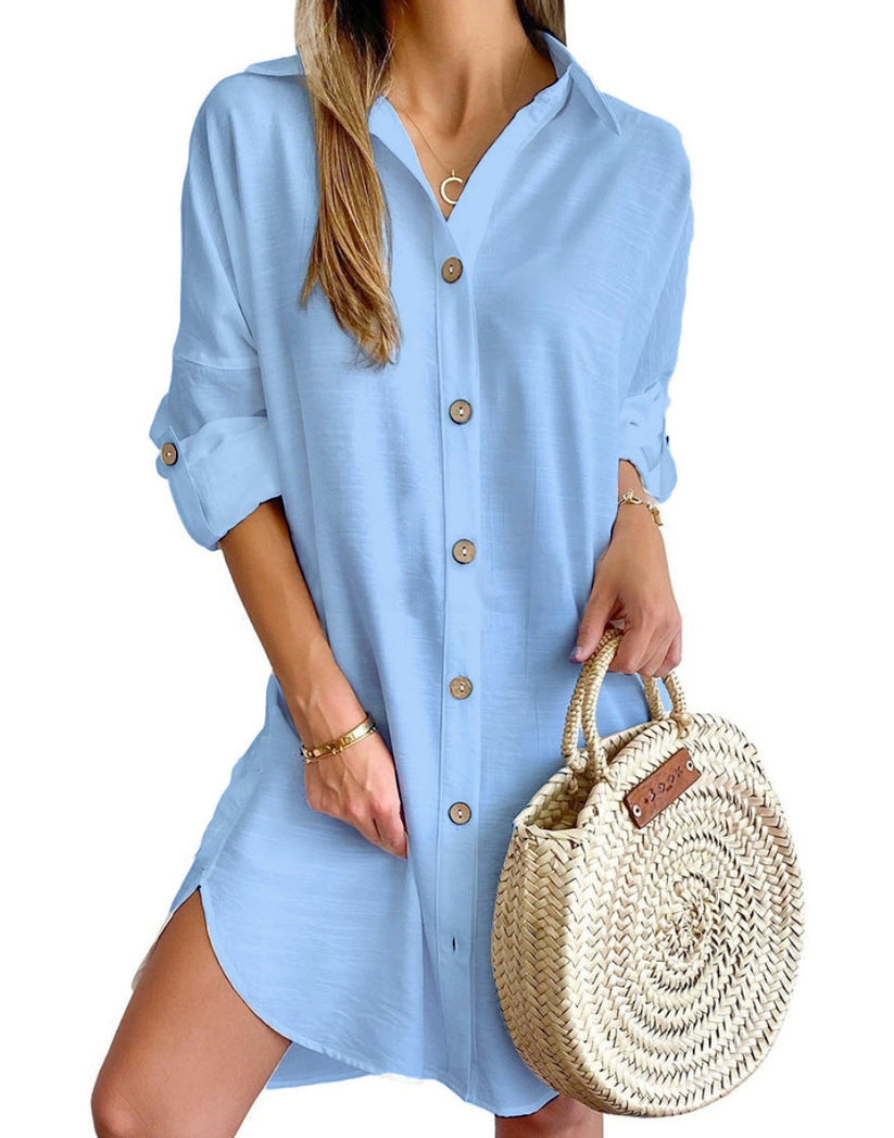 Cassy™ - Robe Chemise Classique