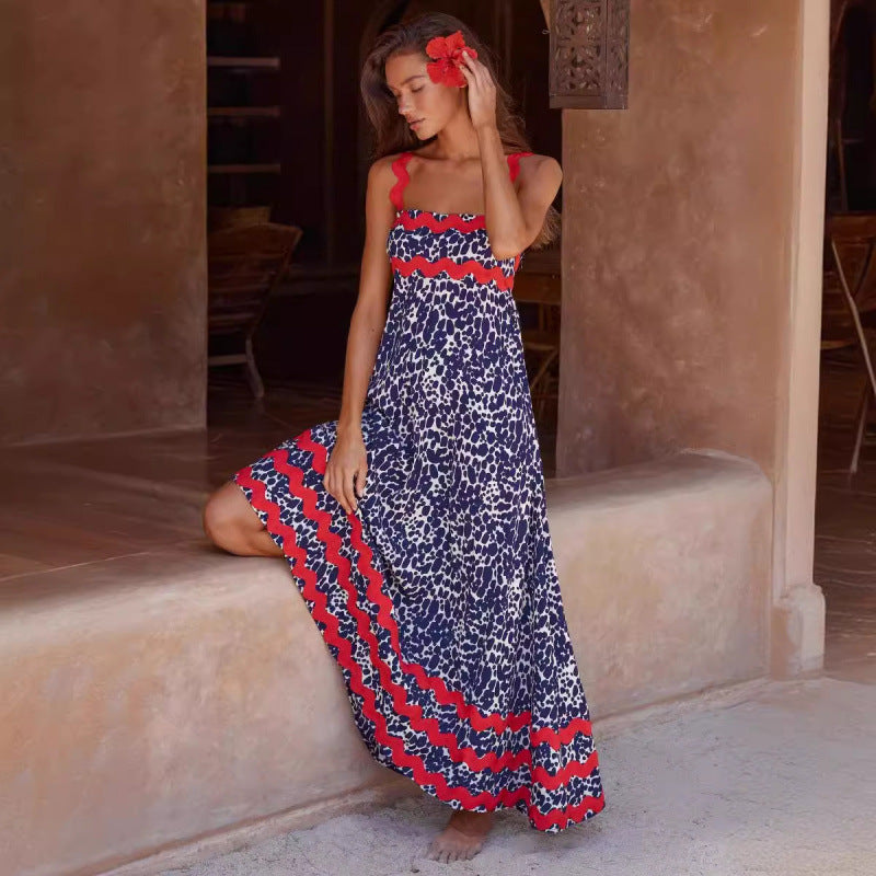 Ashly™ - Robe Maxi à Encolure Bobo