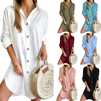 Cassy™ - Robe Chemise Classique