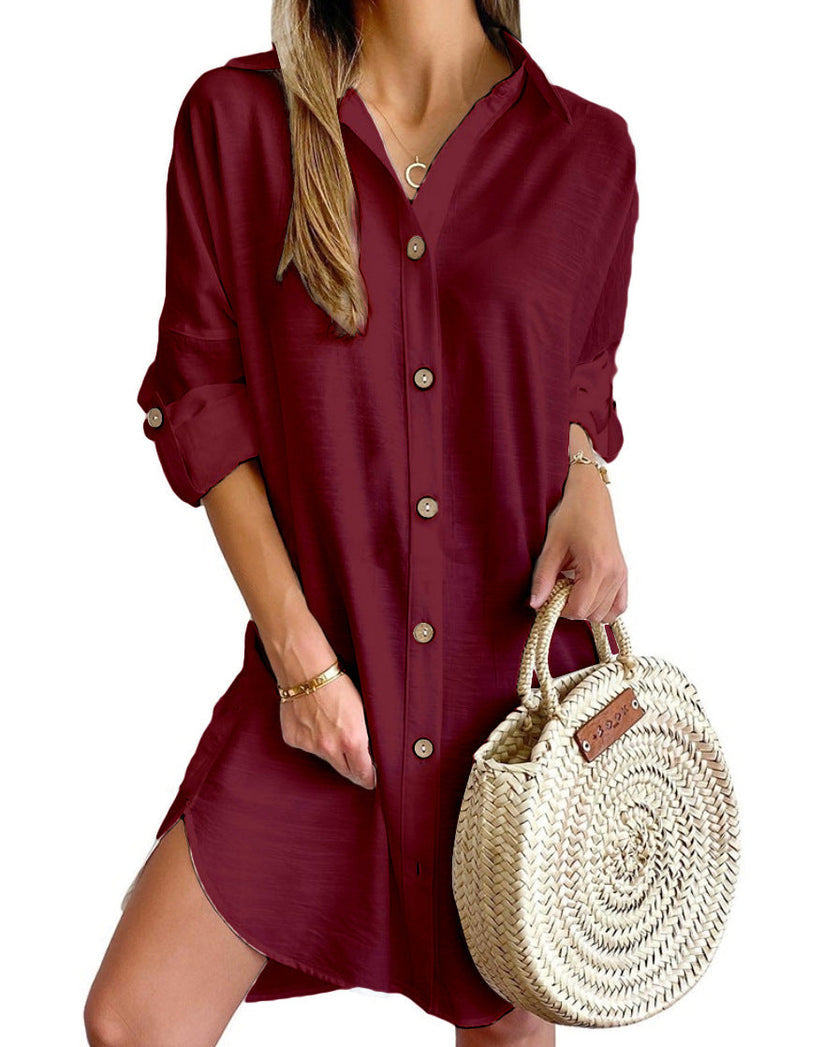 Cassy™ - Robe Chemise Classique
