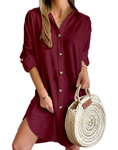 Cassy™ - Robe Chemise Classique