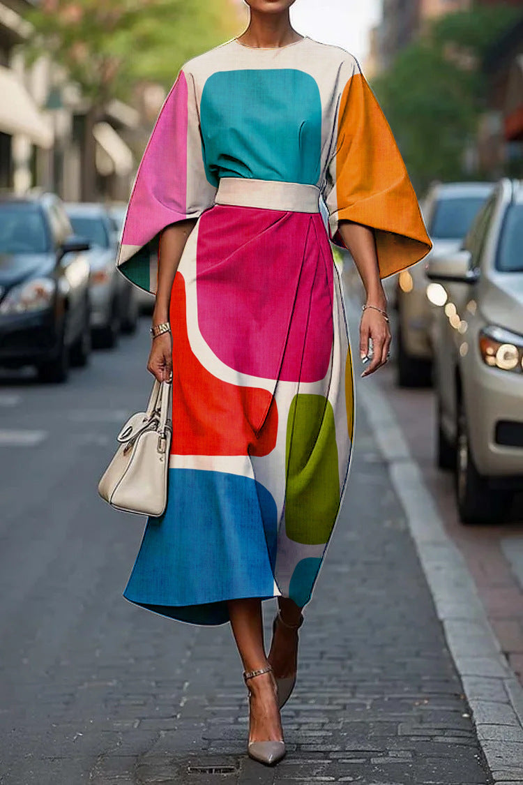 Melody™ - Robe Élégante à Col Rond