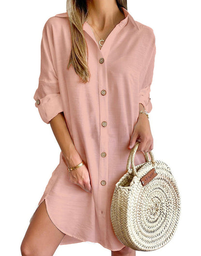 Cassy™ - Robe Chemise Classique