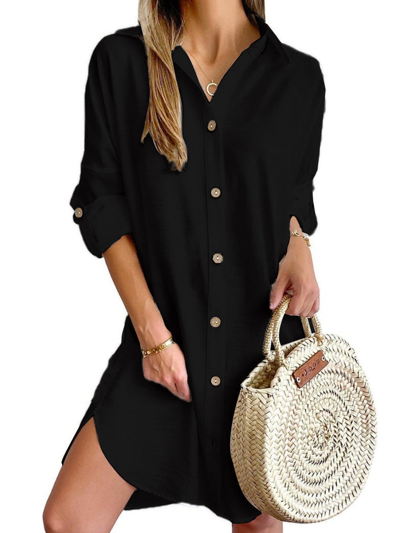 Cassy™ - Robe Chemise Classique