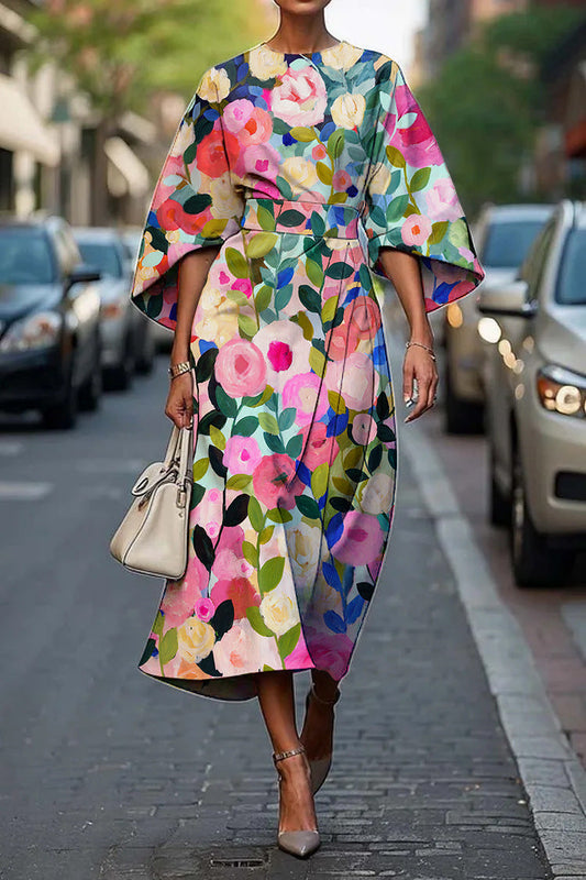 Grace™ - Robe Élégante avec Col Rond