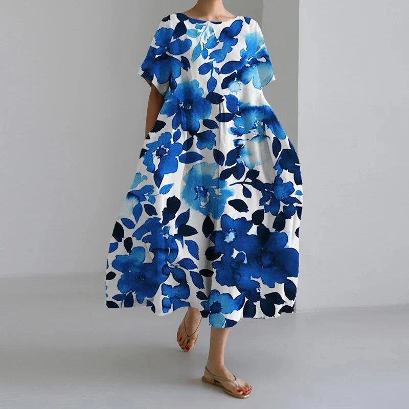 Daisy - Robe Maxi Ample Retro