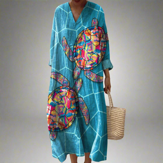 Kathrin™ | Robe Géométrique Élégante
