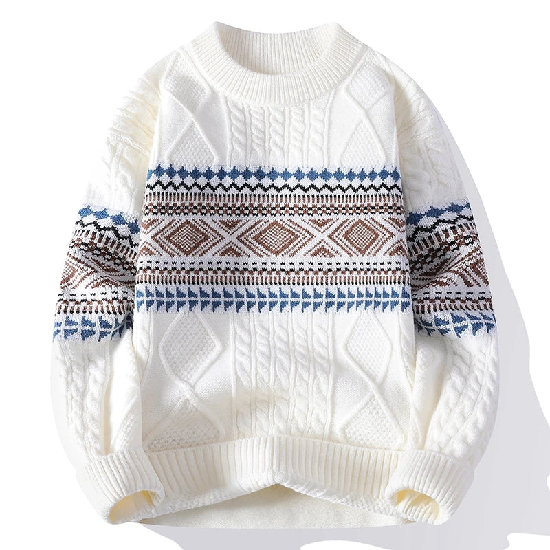 DUMONT LYON | PULL EN MAILLE NORDIQUE POUR HOMME