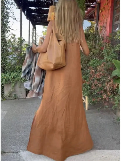 Gina™ - Robe Longue à Col Halter