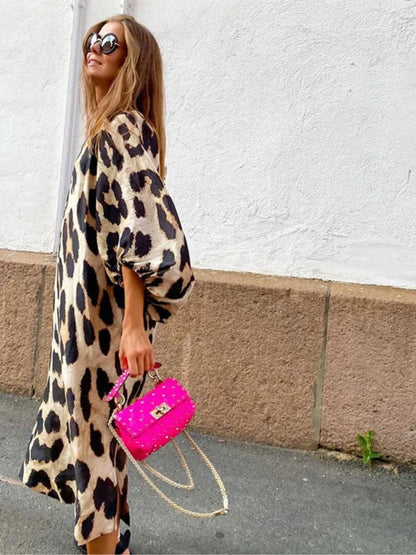 Robe à Imprimé Léopard Lisa™