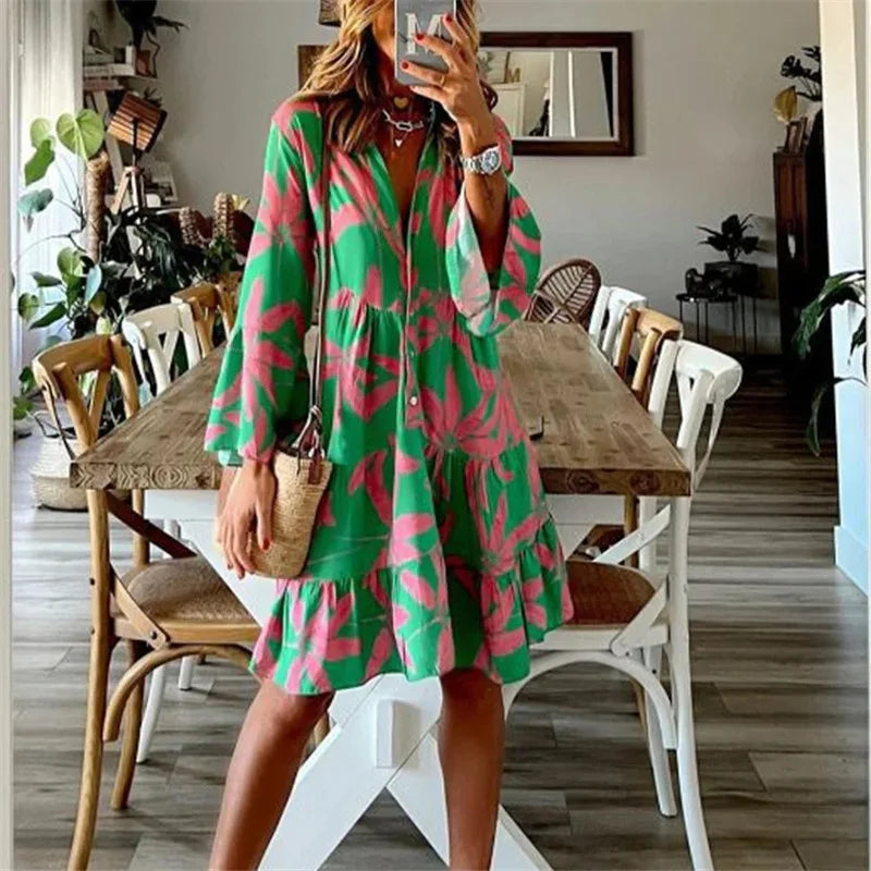 Everlen™ - Robe Midi Boho Bloom