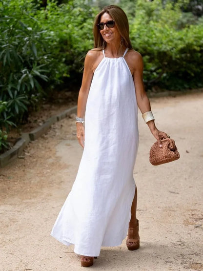 Gina™ - Robe Longue à Col Halter