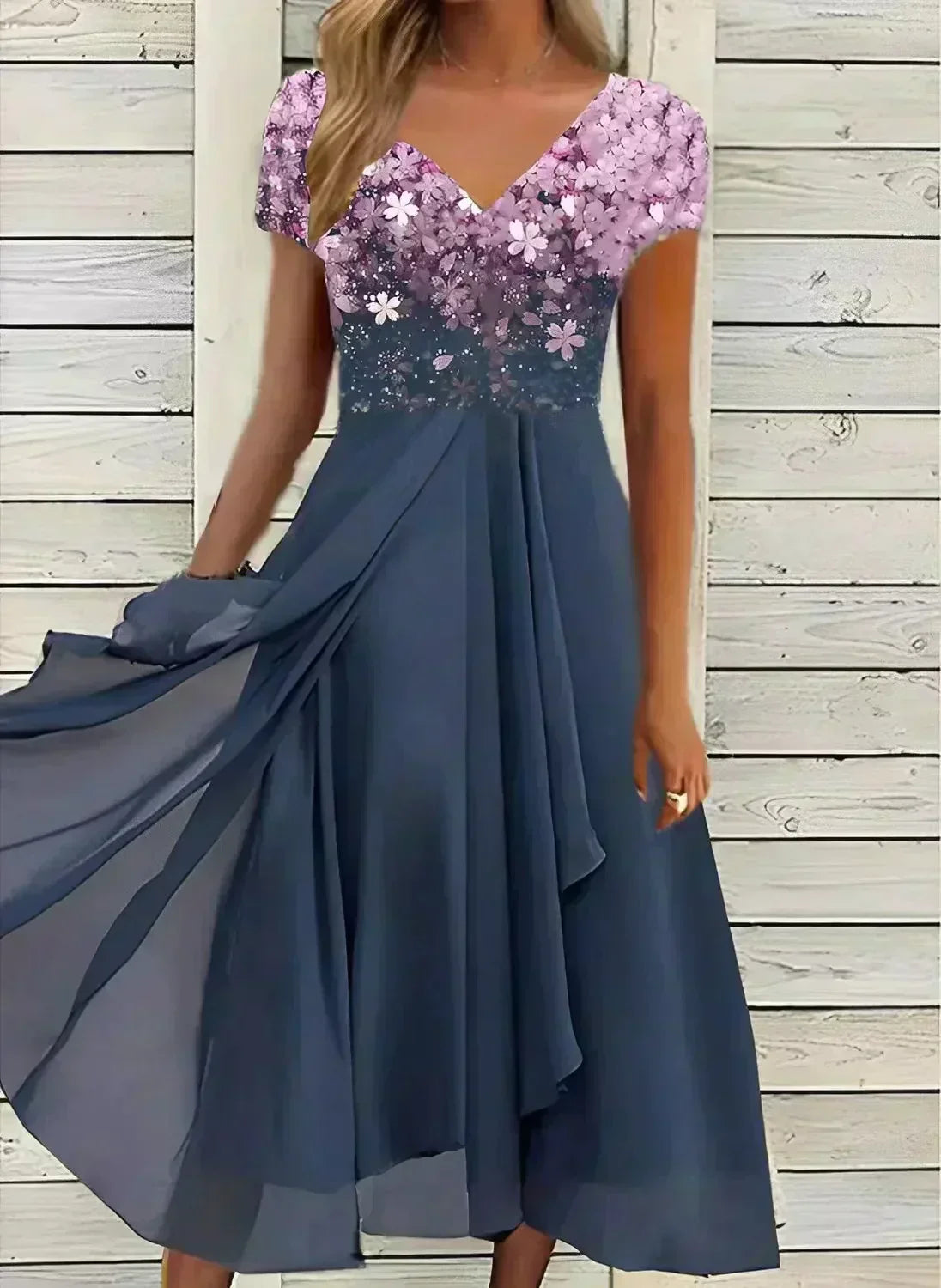 Caelina | Robe Midi Élégante
