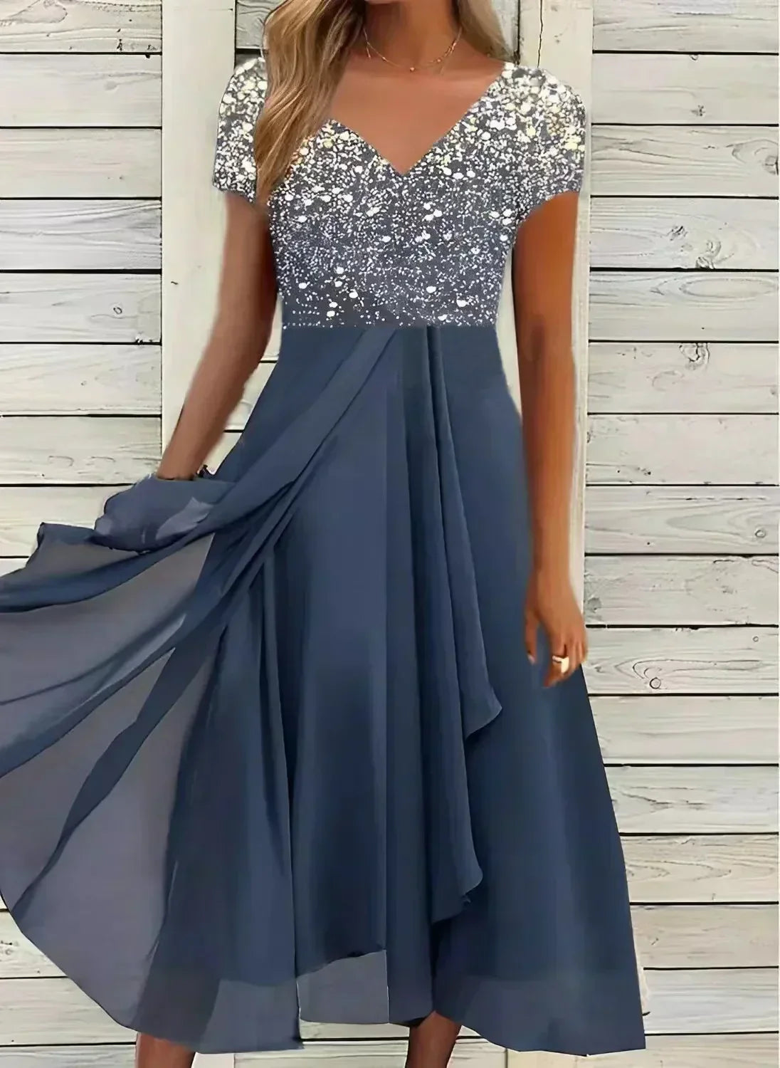 Caelina | Robe Midi Élégante