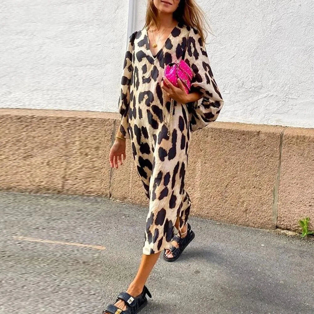 Robe à Imprimé Léopard Lisa™