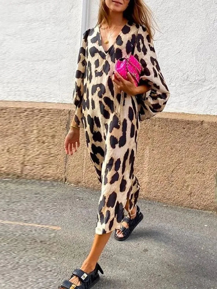 Robe à Imprimé Léopard Lisa™