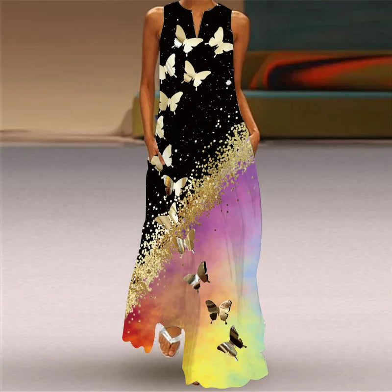 Aurelia™ - Robe A-Line Butterfly Bloom