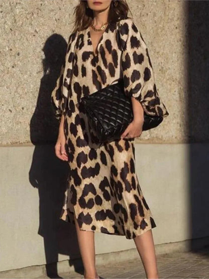Robe à Imprimé Léopard Lisa™