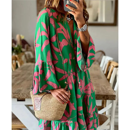 Everlen™ - Robe Midi Boho Bloom