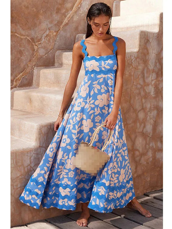 Solana - Robe Maxi Florale Élégante