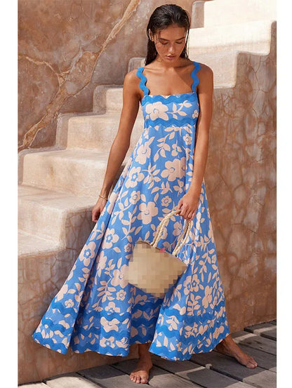 Solana - Robe Maxi Florale Élégante