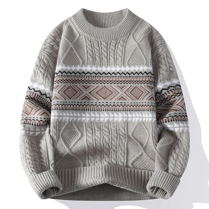 DUMONT LYON | PULL EN MAILLE NORDIQUE POUR HOMME
