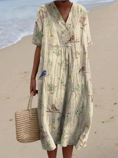 Lina | Robe Vintage à Fleurs