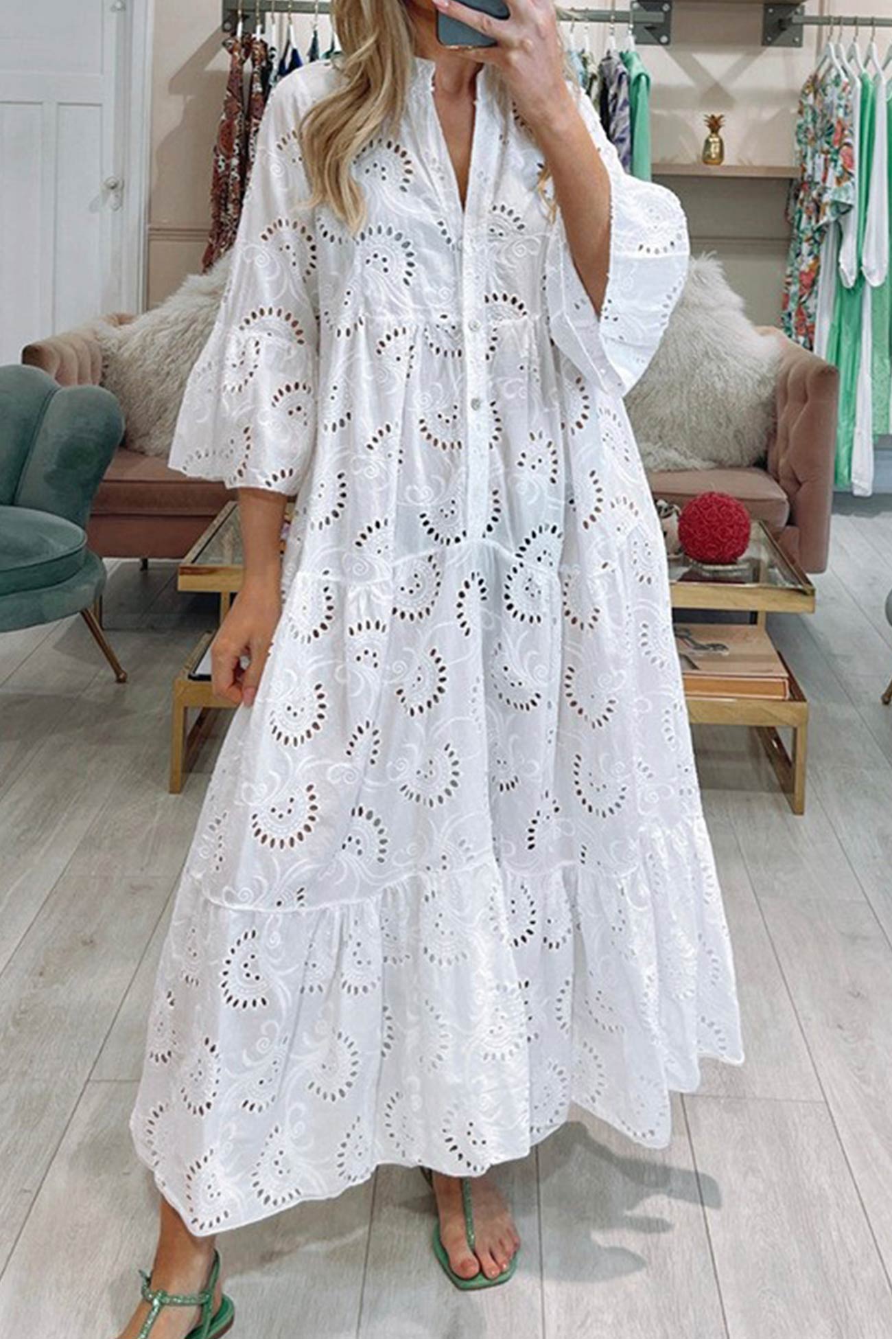 Lily - Robe en Dentelle Élégante