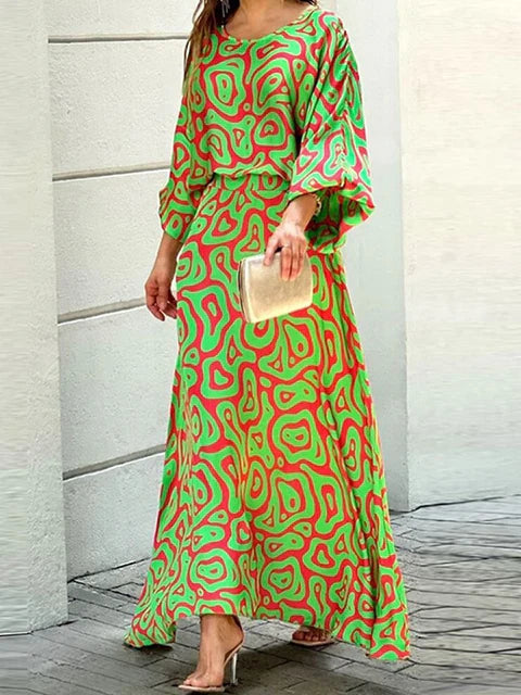 Esther - Tenue d'automne tendance à col O
