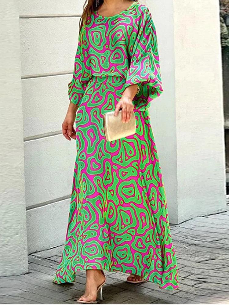 Esther - Tenue d'automne tendance à col O