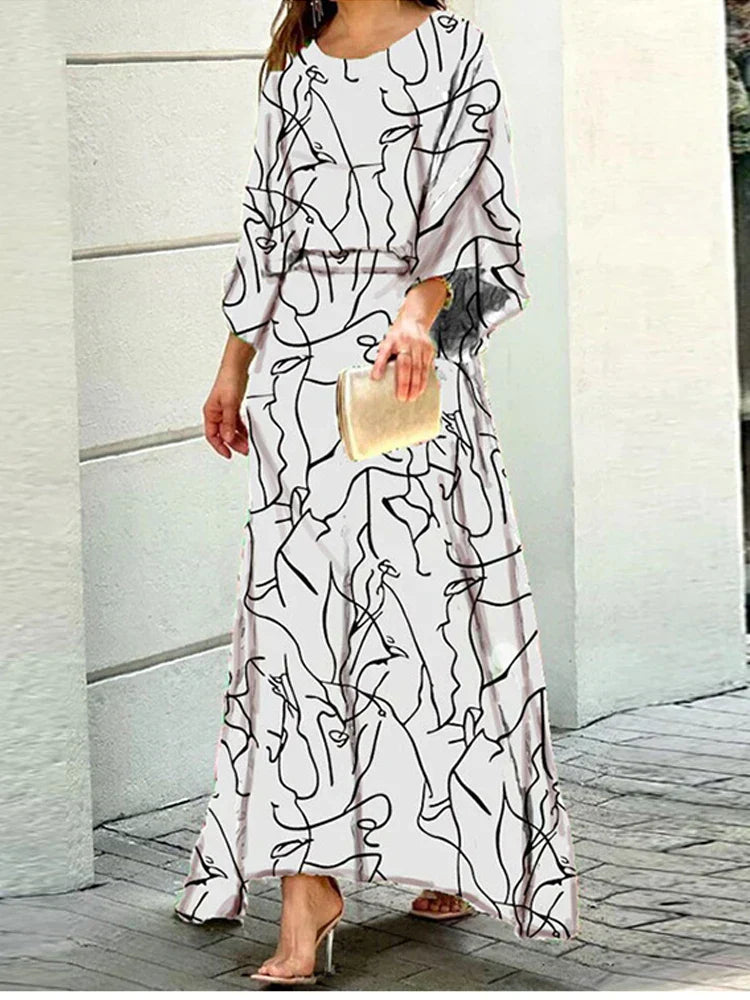 Esther - Tenue d'automne tendance à col O