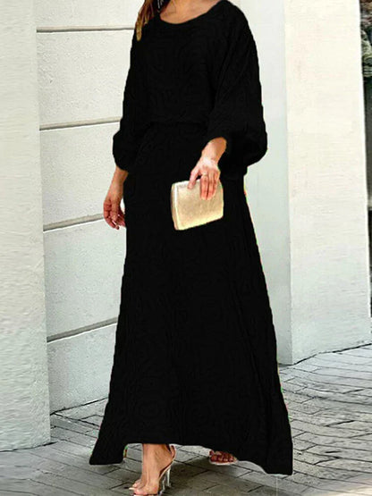 Esther - Tenue d'automne tendance à col O