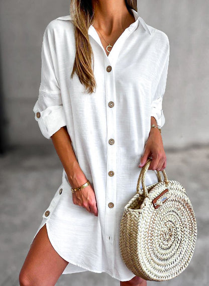 Cassy™ - Robe Chemise Classique