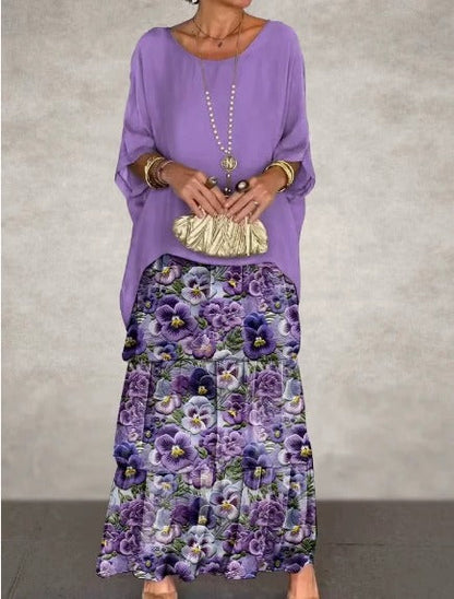 Lara | Elegant Flowing Maxi Dress