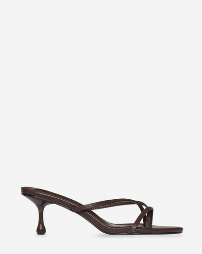 STRAPPY KITTEN HEELS