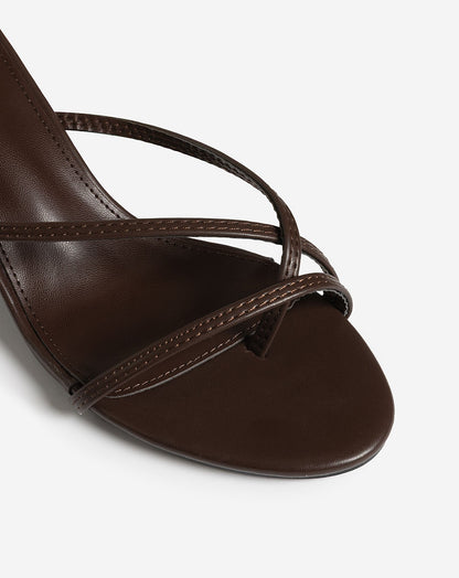 STRAPPY KITTEN HEELS