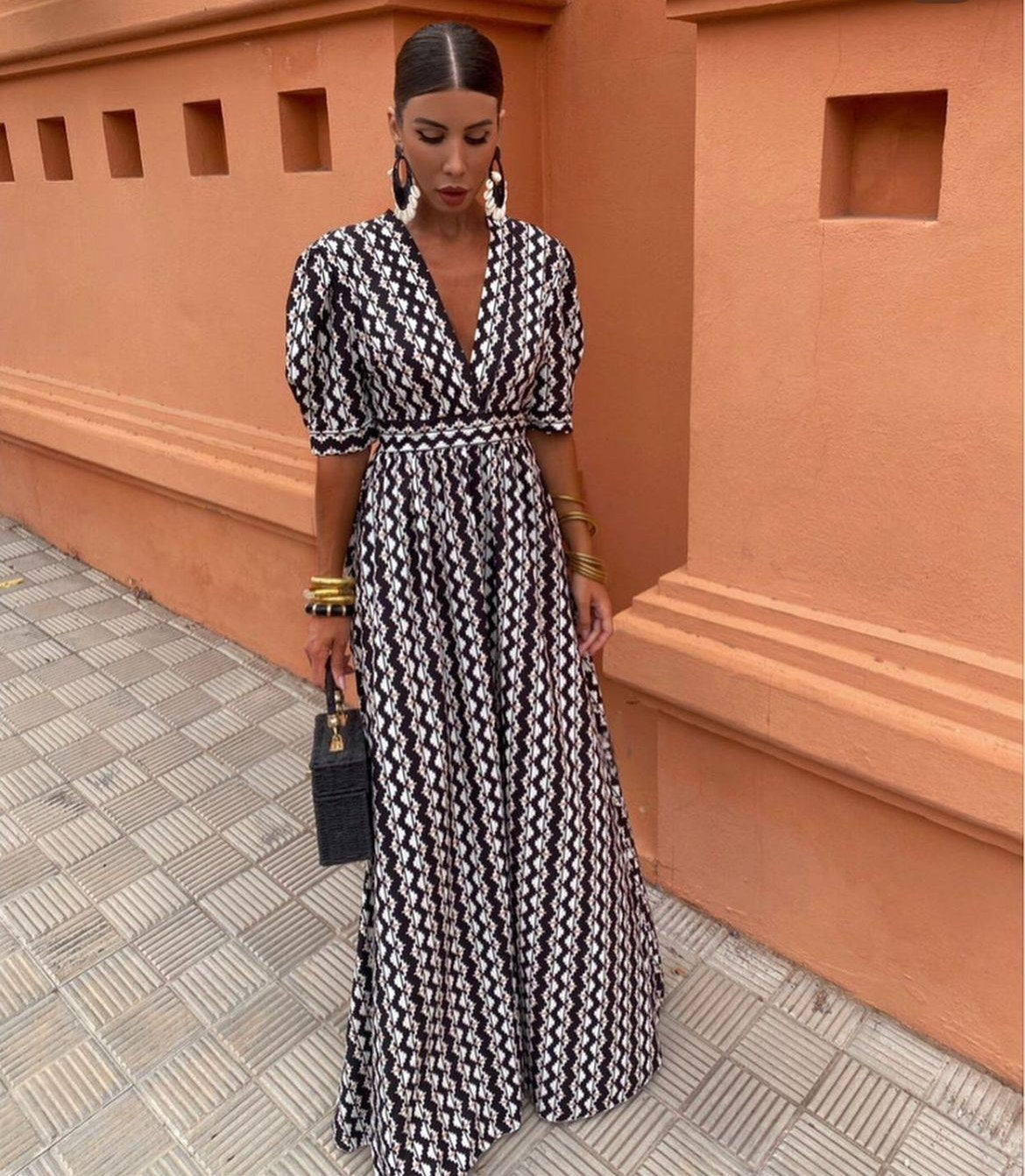 Enrika™ | Robe d'été à imprimé ethnique