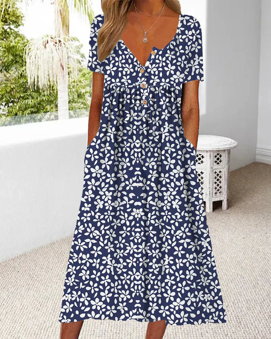 Ellie - Robe Florale Épanouie