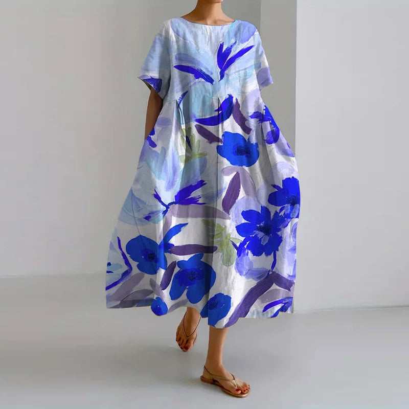 VALENTINA | Robe d'été florale flatteuse